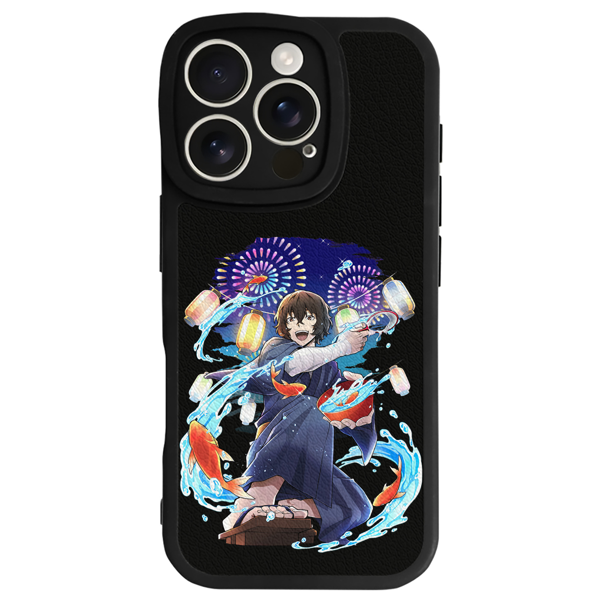 （画像用） 文豪ストレイドッグス Bungo Stray Dogs 【iPhone 16シリーズ対応】シリコンスマホケース（レザー調） 材質：シリコン
